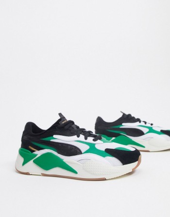 Puma RS-X3 Plas Tech Zelene - Ženske Tenisice | 09526ZNDR